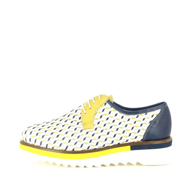 Torretti 8256-C1 WHITE-LEMON-NAVY-MULTI