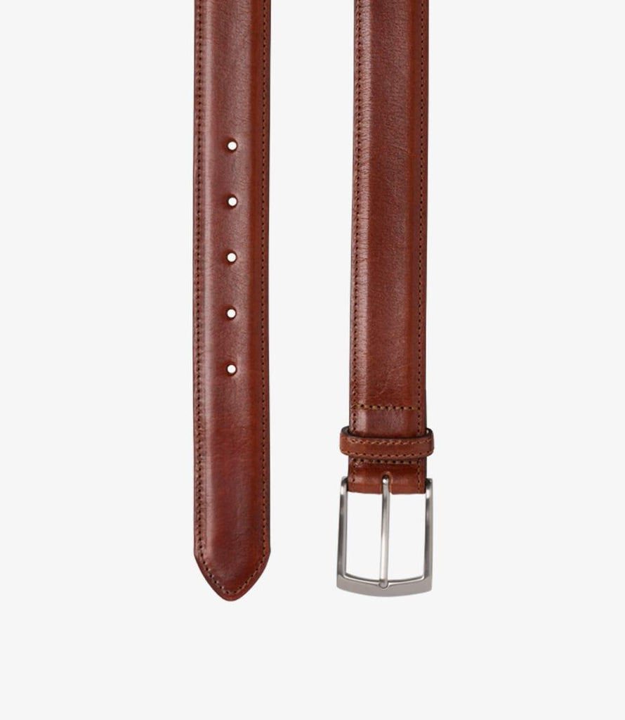 LOAKE HENRY CONKER LEATHER BELT