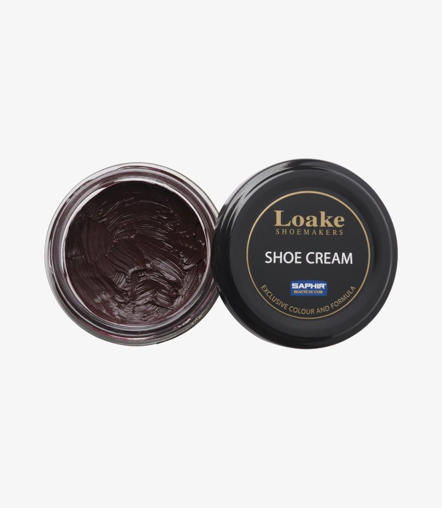 LOAKE SAPHIR CREAM POLISH BURGUNDY