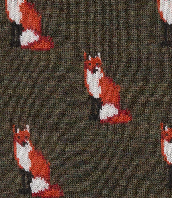 LOAKE FOX GREEN SOCKS