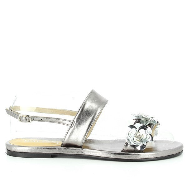 Dalessi Dakota Pewter Slingback Sandals – Eshoes Global