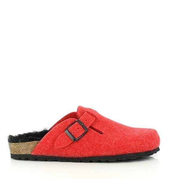Step into sustainable chic with Plakton's 101539 Red Women's Clogs. Crafted in Spain with eco-friendly materials, these clogs offer style and comfort. Featuring memory cushion technology and an adjustable buckle for the perfect fit. Explore Plakton's Sandals for more sustainable fashion choices.