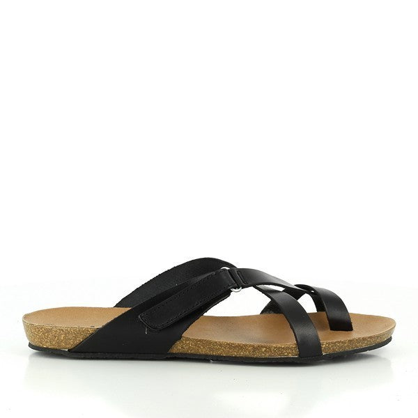 Explore the timeless elegance of Plakton's 575125 Black Thong Sandals, showcasing their sleek design and premium leather craftsmanship, perfect for everyday wear.